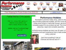 Tablet Screenshot of performance-hobbies.com